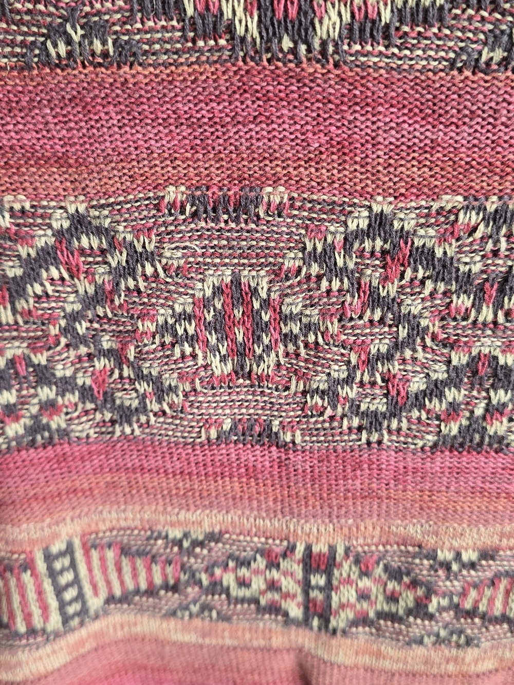 Chaps Pullover Knit Sweater Southwestern / Aztec / Geometric - Picture 4 of 7